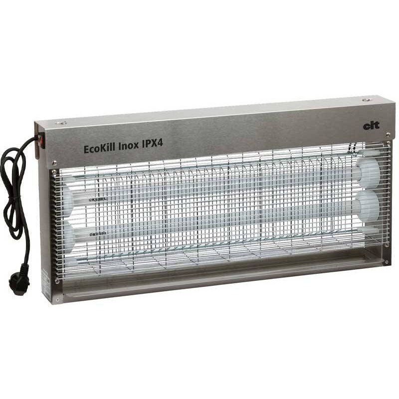 Kerbl - Tue-mouches électrique en inox ecokill - 2 x 18W x Modèle Appareil 2x18 w