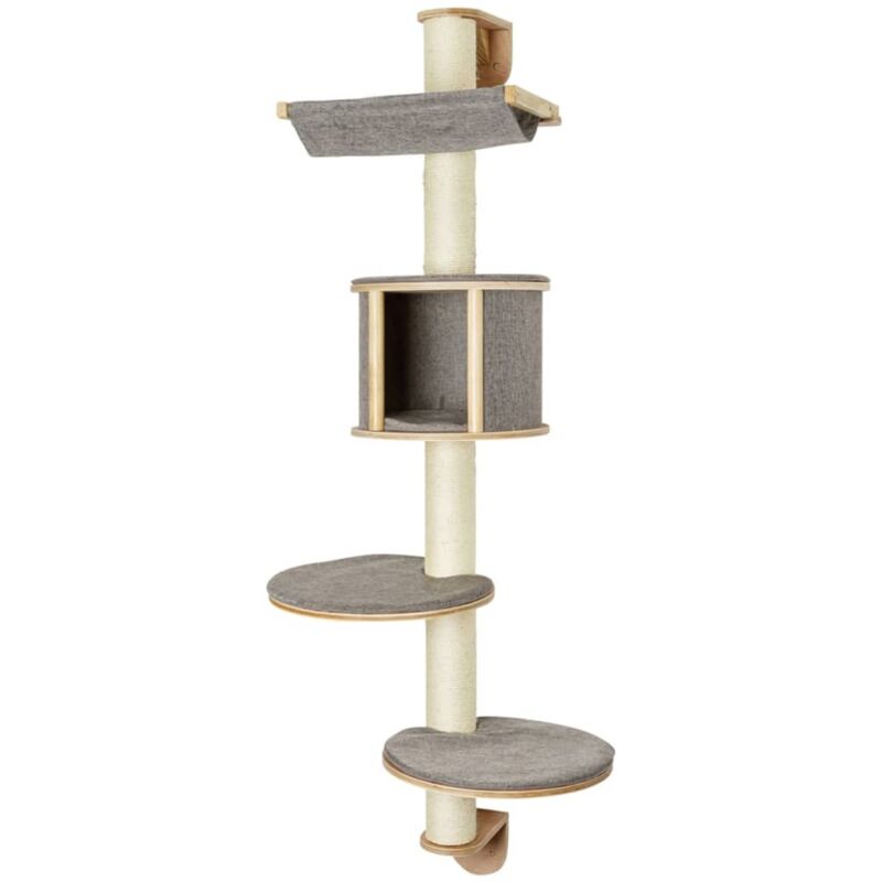 

Kerbl Árbol de pared para gatos Dolomit Tofana 168 cm gris 81540 - Gris