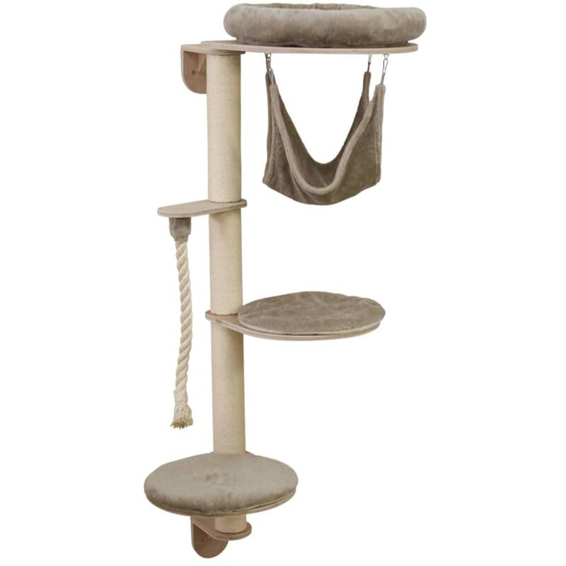 Kerbl - Arbre à chat mural Dolomit Grappa 158 cm Taupe