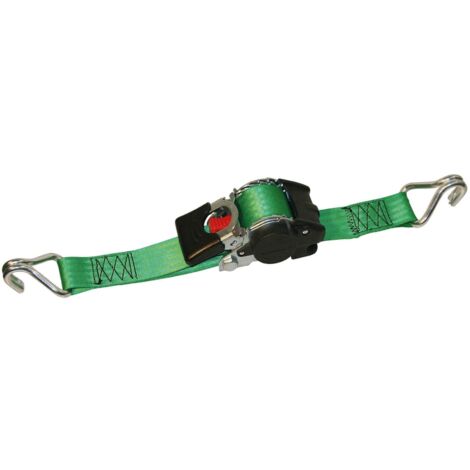 Kerbl Automatik-Zurrgurt mit Aufrollfunktion Farbe grün, Länge 3 m, Breite 50 mm