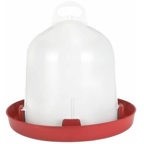 KERBL Bebedero de Plástico Stükerjürgen de Doble Cilindro, 6 L