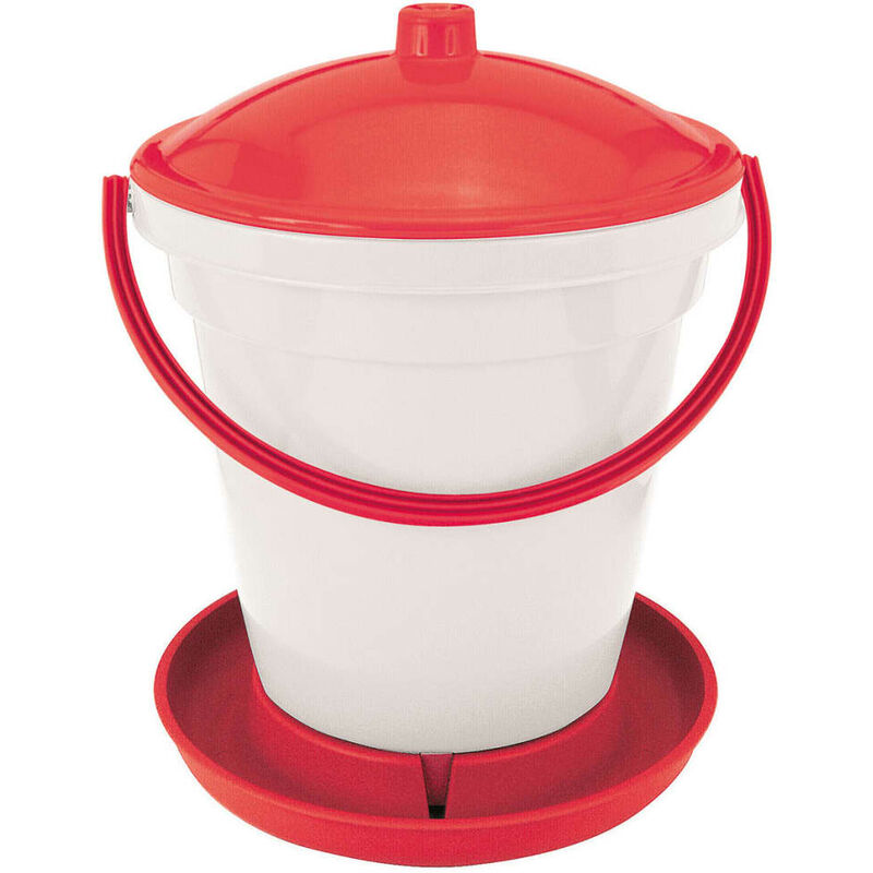 

bebedero para aves de corral de plástico 18 L 71117 - Plateado - Kerbl