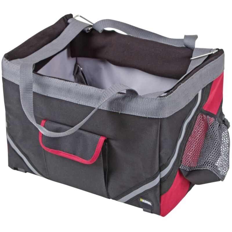 

Cesta para bicicleta para perro Vacation 38x25x25 cm negra 80595 - Negro - Kerbl
