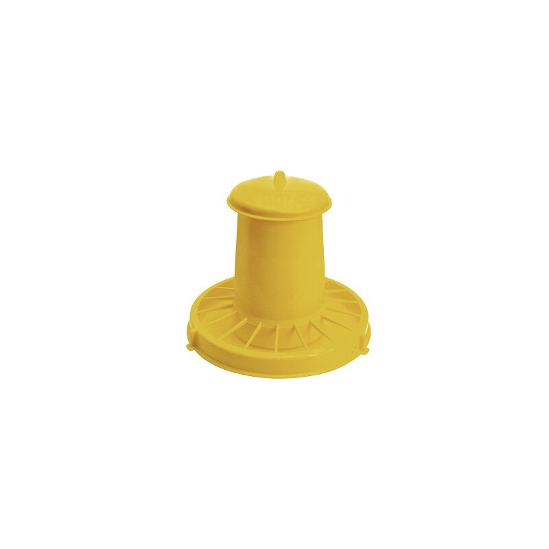 

Comedero Automático para Aves de Corral, Amarillo, Capacidad 10,5 Litros - Kerbl