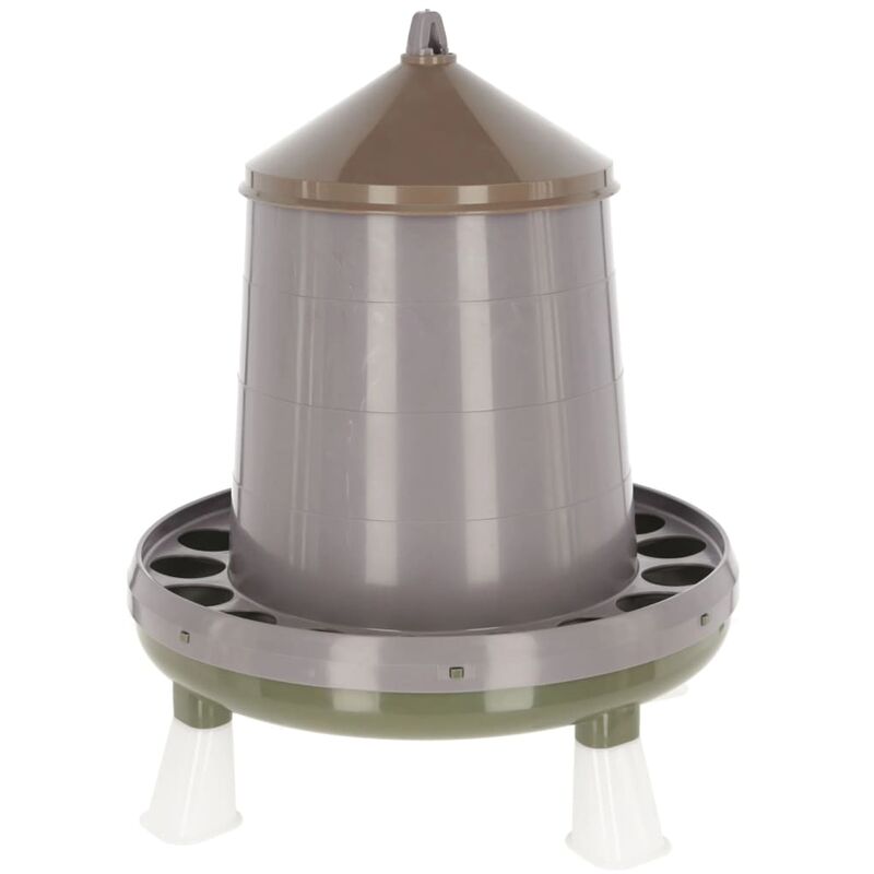 

Comedero automático para pollos con patas 8 kg - Marrón - Kerbl