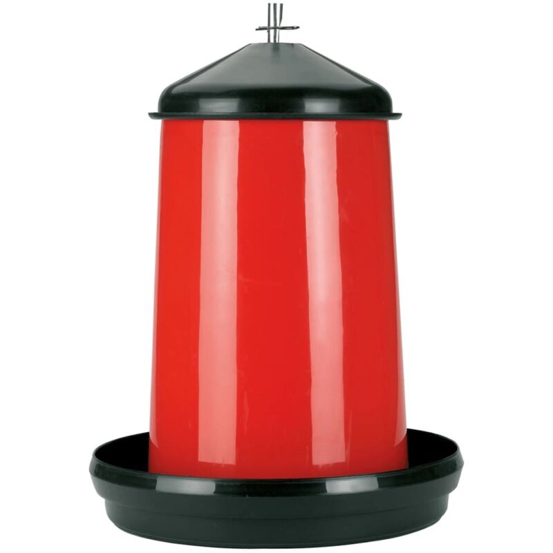 

Comedero para aves de corral 27 L plástico 70220 - Rojo - Kerbl
