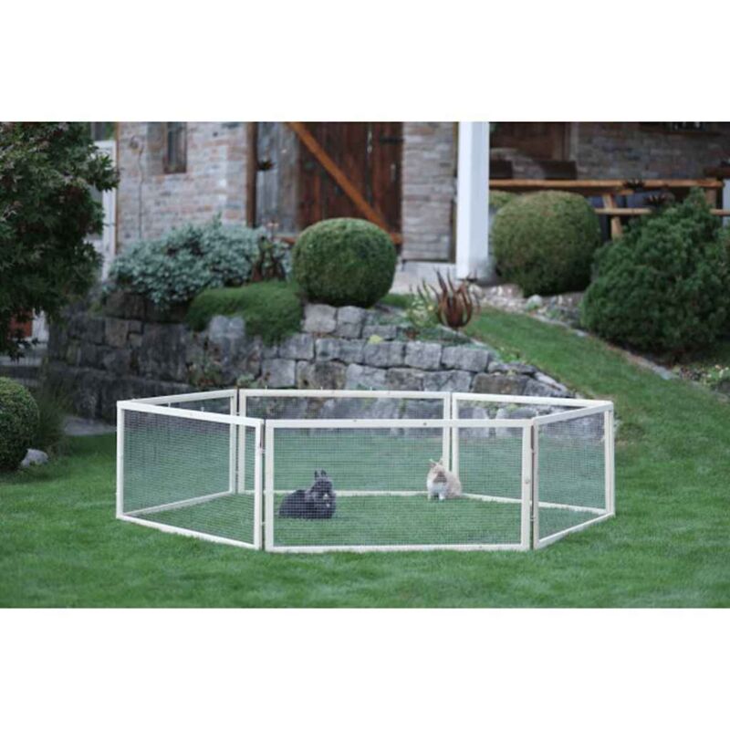 

Kerbl Corral para mascotas al aire libre Vario madera marrón 84399 - Marrón