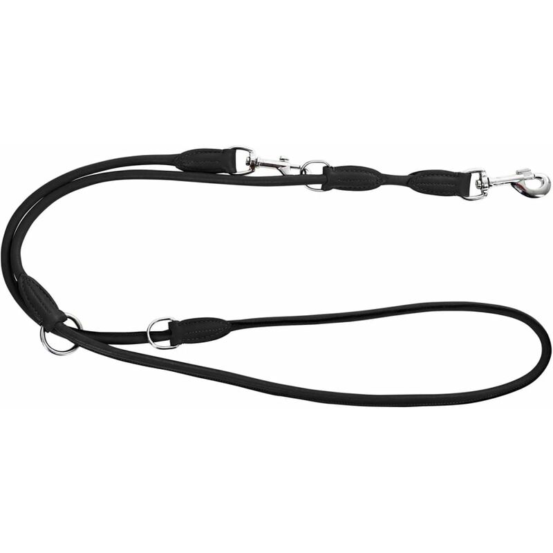 

Correa para perro Roma 2 m cuero negro 81097 - Negro - Kerbl