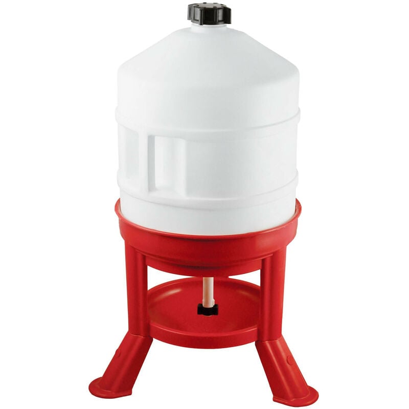 Kerbl - Abreuvoir poule en plastique sur pied 30 litres • Abreuvoir volailles