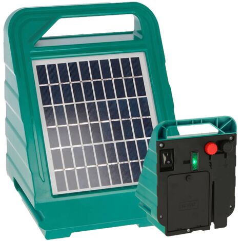 AKO AGRARTECHNIK Kerbl Elettrificatore S250 Fotovoltaico con Pannello Solare per cinghiali rete elettrica