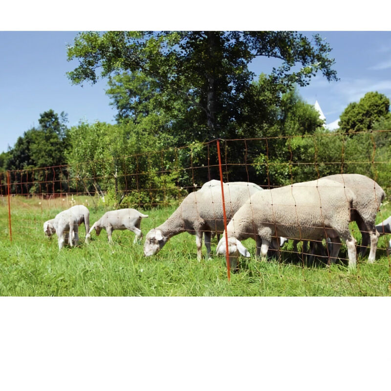 KERBL Filet mouton - Ovinet électrifiable - 14 piquets - Hauteur 90cm - Longueur 50m