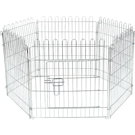 Kerbl Freilaufgehege 6-eckig Gehege für Kleintiere, 56,5x56,5 cm