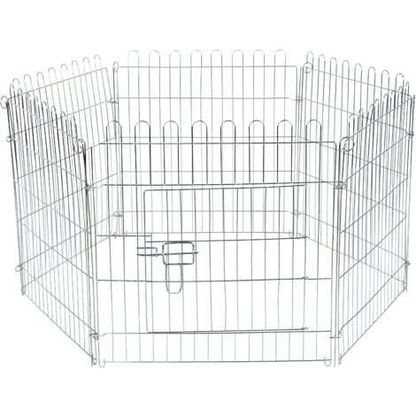 Kerbl Freilaufgehege 6-eckig Gehege für Kleintiere, 56,5x56,5 cm