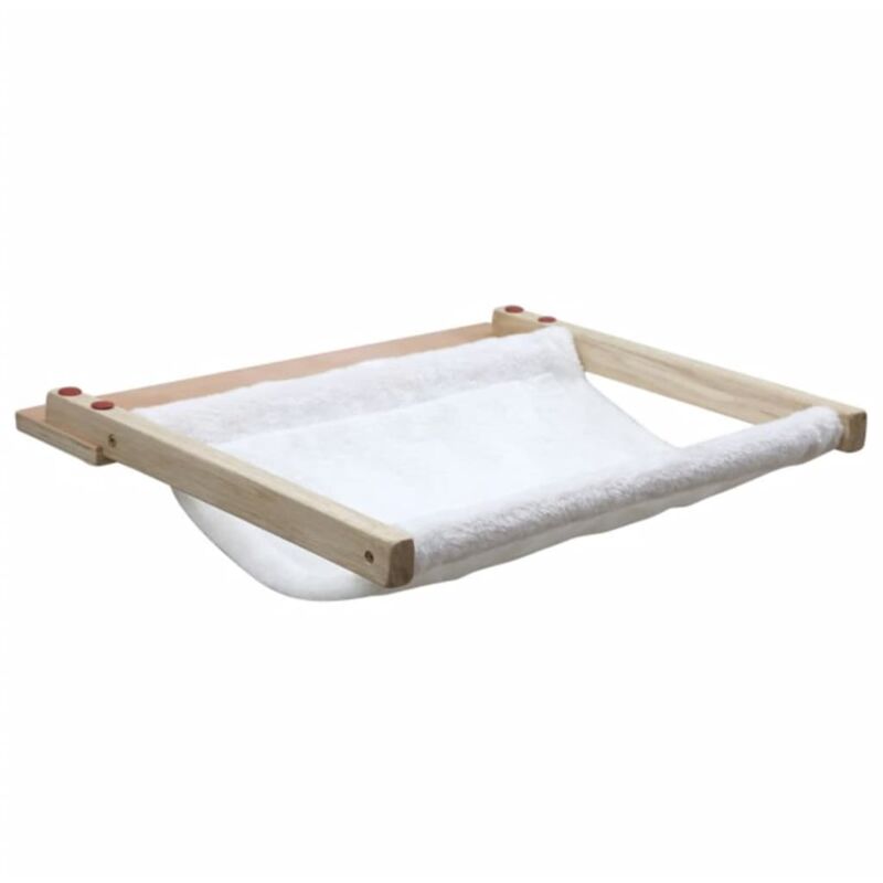 

Hamaca de pared para gatos Dolomit 45x40 cm blanca 81504 - Blanco - Kerbl