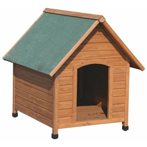 Kerbl Hundehütte (L x B x H 85 x 73 x 80 cm, mit Bitumenüberdachung) 82394