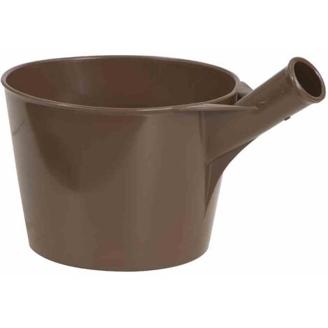 KERBL Jaucheschöpfer braun aus Kunststoff, mit Tülle, Fassungsvermögen 4,4 l