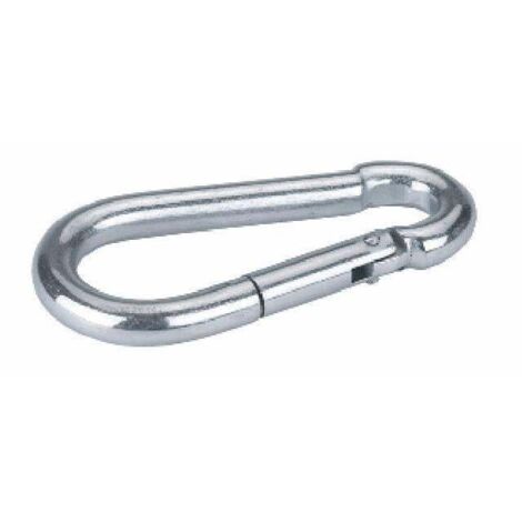 Kerbl Karabinerhaken 8 mm 6 Stück, verzinkt Keine Angabe