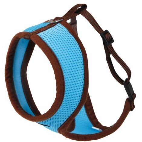 Kerbl Katzengeschirr Active blau inkl. Leine 120cm, Geschirr mit Klickverschluss
