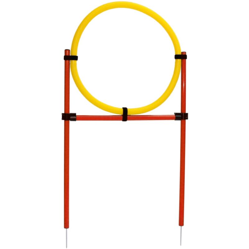 Kerbl - Ensemble d'entraînement d'agilité pour chiens Rouge 80758