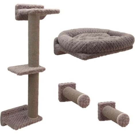Kerbl Kletterwand Monte Alpi (Last max.10kg, 8-teilig, platzsparend) taupe 80919