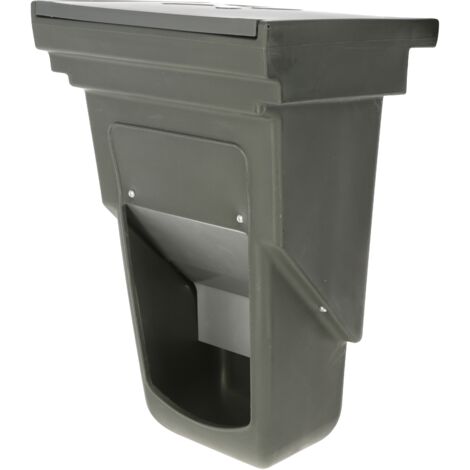 Kerbl Kraftfutterbox klein, grün, 13l mit Blecheinsatz, 330×512×270mm