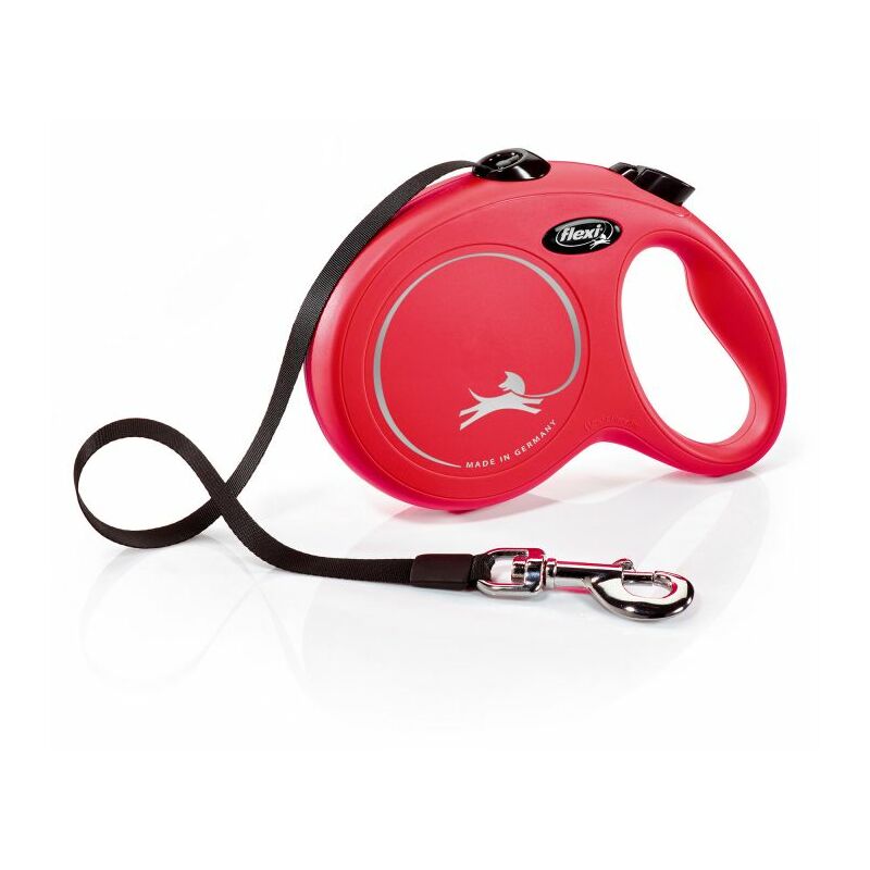 Flexi - Laisse New Classic l Tape 5 m red CL30T5-251-R-20