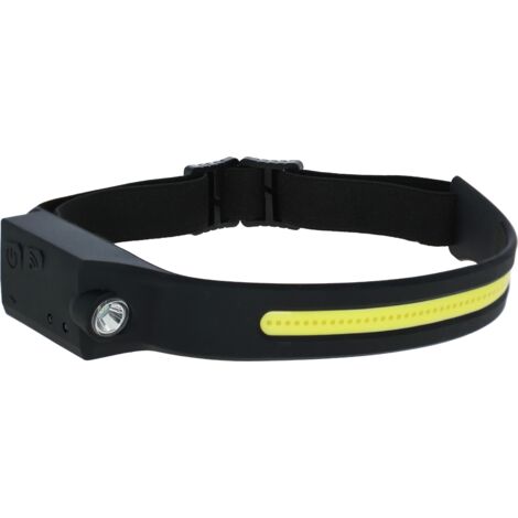 Kerbl LED-Stirnlampe HeadFire 280 Sensor, Kopflampe mit Bewegungssensor