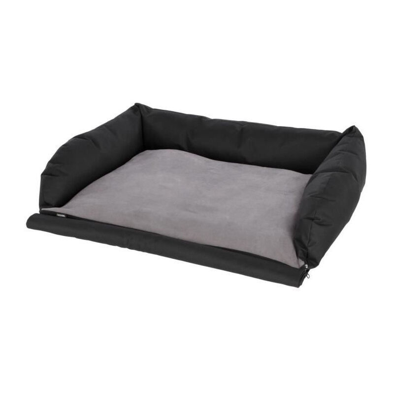 Coussin pour coffre Kerbl 80583 - Gris/noir - 80x60cm