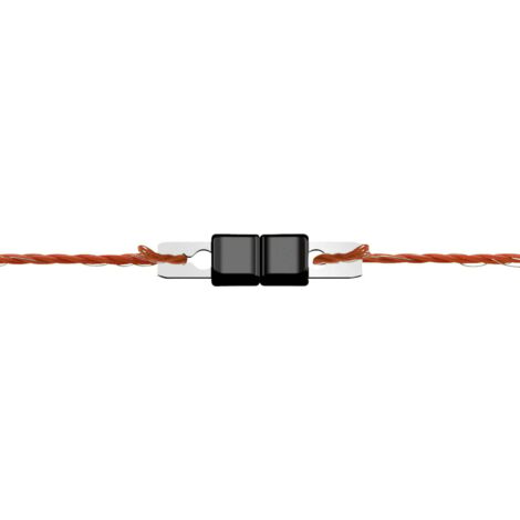 Kerbl Litzclip Litzenverbinder 3mm gerade aus Edelstahl 10 Stück Keine Angabe