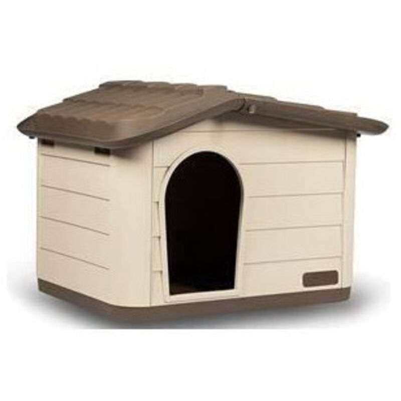 KERBL  Maison e térieure pour chats  60   51   41 cm Mocca et   Plastique