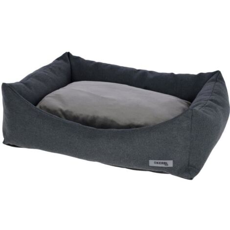 KERBL - Memory Foam-Korb - Platin Ortho - Grau - 80 x 60 x 25 cm