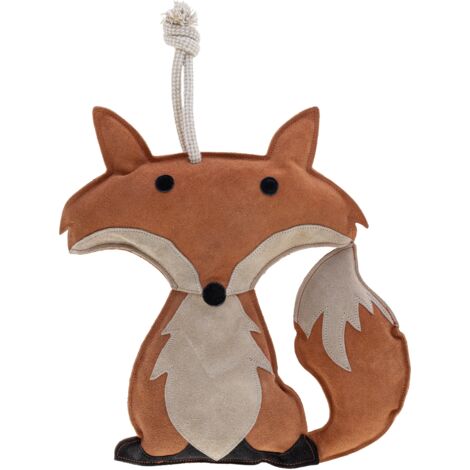 Kerbl Pferdespielzeug Fuchs KniStar, mit Kokosfaser & Knisterflasche, zum Hängen
