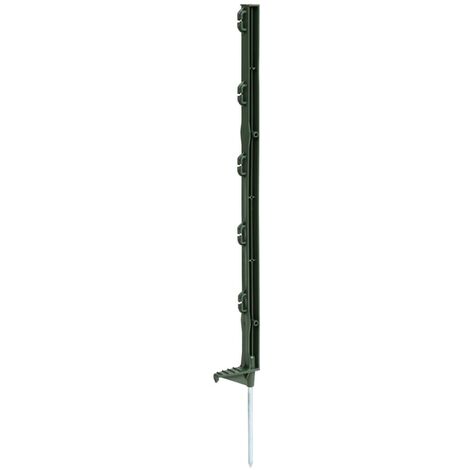 Kerbl Postes de valla eléctrica Eco plástico verde 70 cm 25 unidades