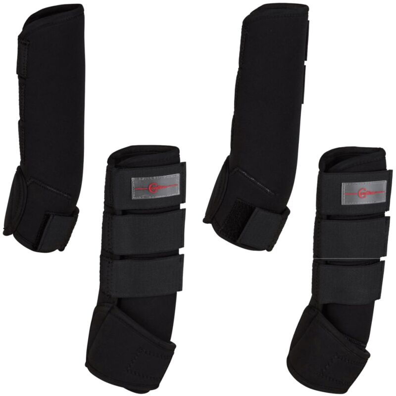 

Protectores de pata para caballo cuatro unidades negras 320133 - Negro - Kerbl