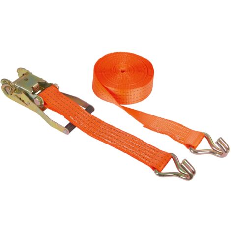 Kerbl Ratschenzurrgurt zwtlg. orange 50mm / 10m  Zurrkraft 4000 kg
