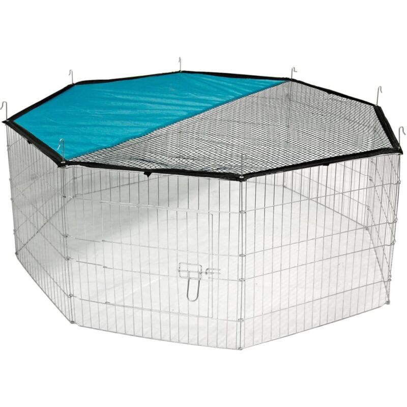 

Kerbl recinto octogonal cerrado de exterior para mascotas 82708 - Plateado