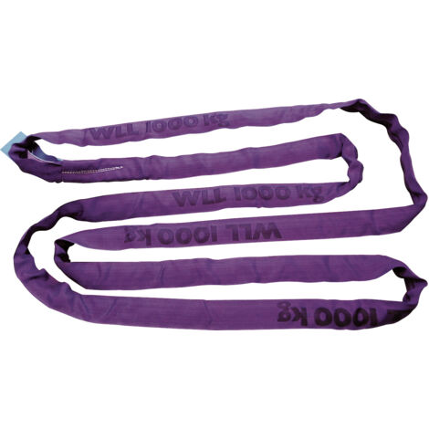 Kerbl Rundschlinge Umfang 2 m, Farbe violett, Zugkraft direkt 1000 kg