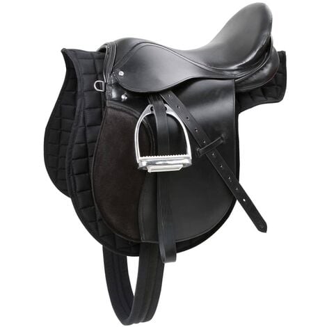 Kerbl Saddle Leather Black 32197 - Black