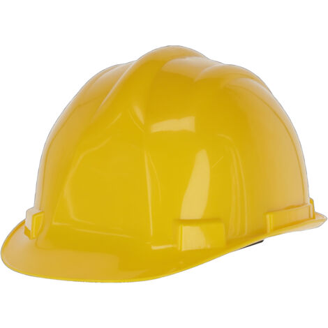 Kerbl Schutzhelm mit Schweißband – Gelb (Kopfumfang 53 cm - 61 cm) 34501