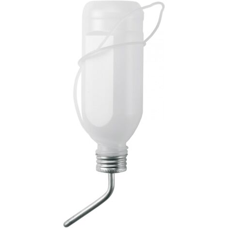 Kerbl Trinkflasche für Kaninchen Kunststoff mit Aluröhrchen Käfigzubehör & Kleintierspielzeug