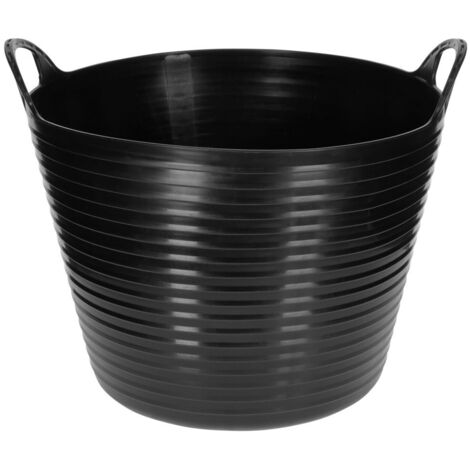 Kerbl Trog FlexBag schwarz (Fassungsvermögen 28 Liter, Futtereimer) 3228266