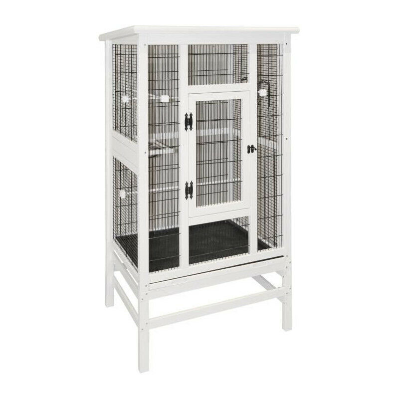 Voliere en bois 82 x 67 x 151 cm - Kerbl
