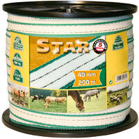 Kerbl Weidezaunband Star PE 200 m 40 mm 441503