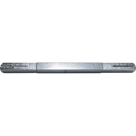 Kerbstift abgesetzt von 8 auf 8,5 mm Länge 135 mm (mit Kerbe) Stahl verzinkt