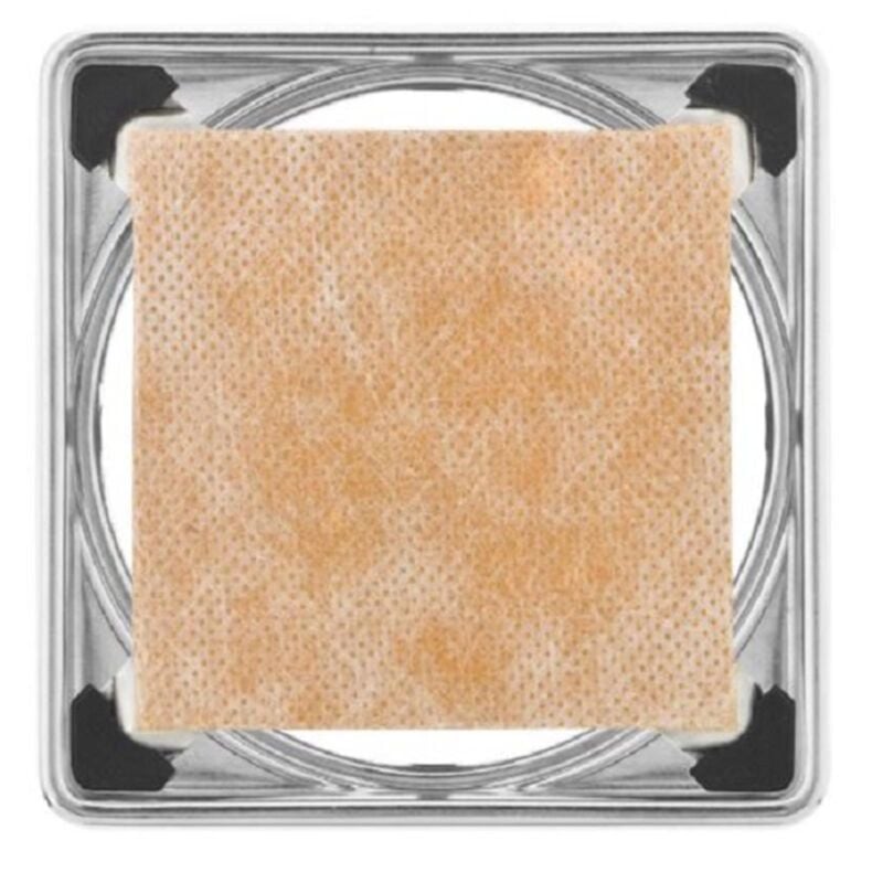 Schluter - Kerdi-drain , Kit grille/cadre Design 4, support à carreler - Longueur: 10 cm - Largeur: 10 cm - Acier inoxydable - Coloris : Acier