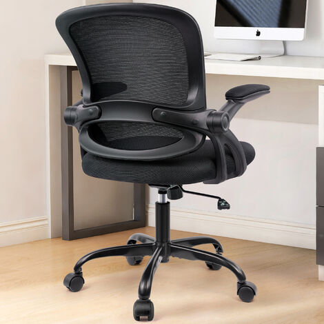 IKIDO - Chaise de bureau sans accoudoir, fauteuil de bureau ergonomique  pivotant en tisus, réglable en hauteur et basculant(gris) - Chaises - Rue  du Commerce