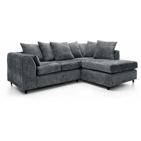 Keria Right Hand Facing Corner Sofa - Grey