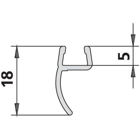 Kermi 1240 1x Dichtleiste Länge: 2000 mm