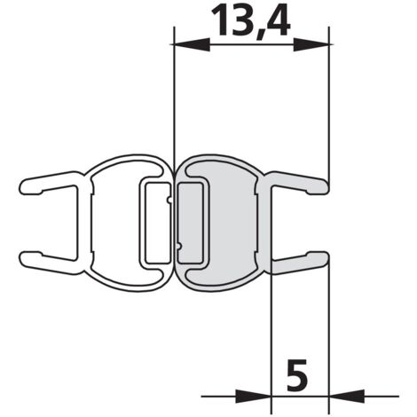 Kermi 3167 1x Dichtleiste Länge: 2000 mm