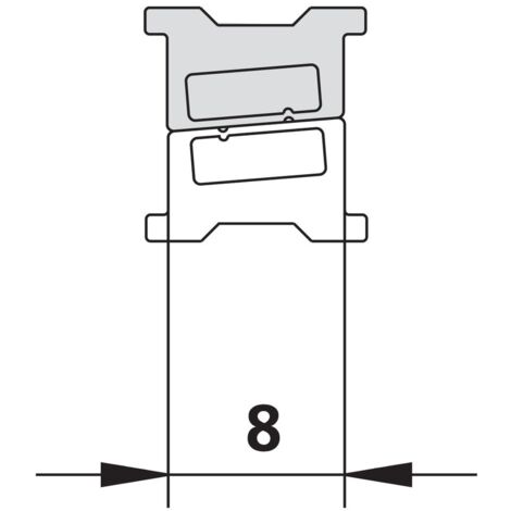 Kermi 4285 1x Magnetleiste Länge: 2000 mm